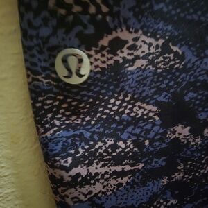 lululemon athletica Black and Gray , Purple Patterned Leggings